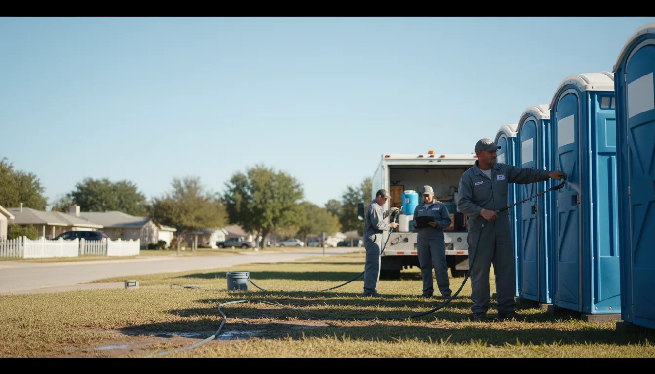 Long-Term Portable Toilet Rental in Sherman, MS near me